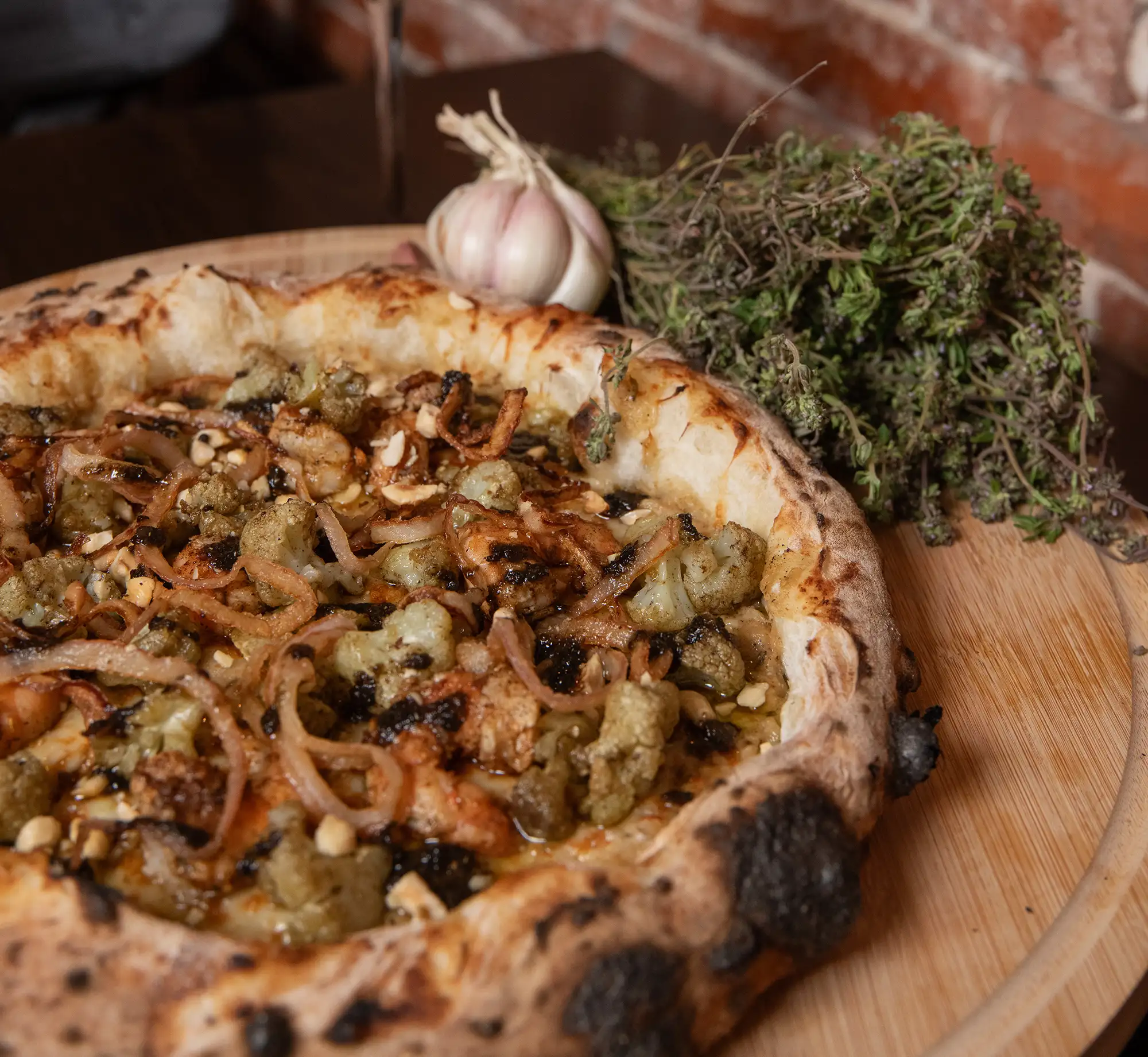 Pizzetta crème chou-fleur